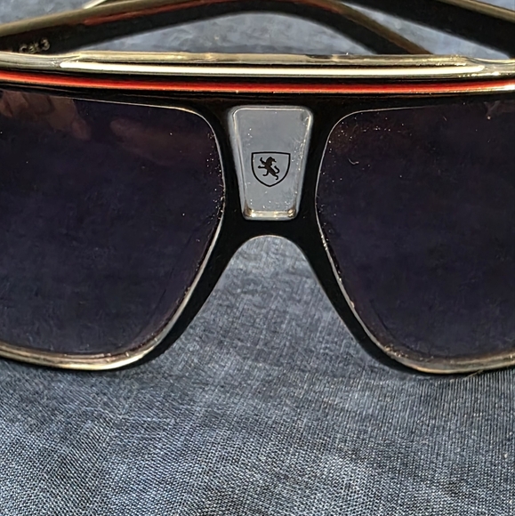 KHAN Striped Sport Fashion Sunglasses - Picture 2 of 4